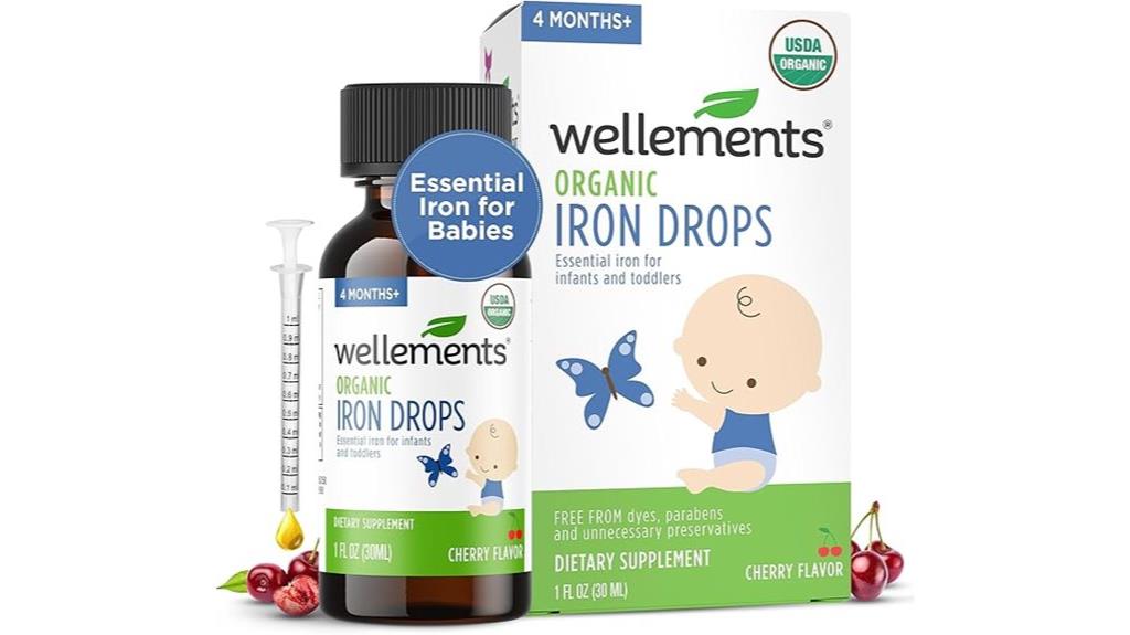 organic iron drops for infants