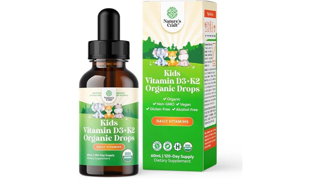 organic kids vitamin drops