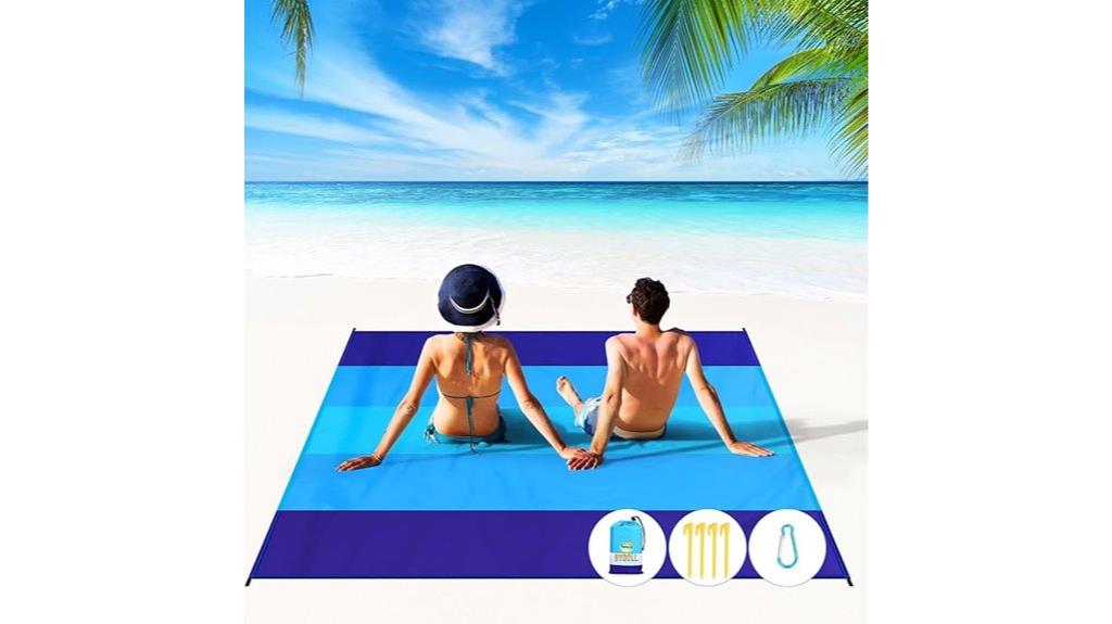 oversized waterproof beach mat