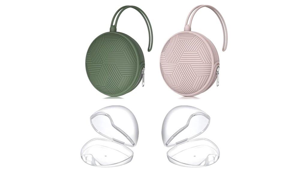 pack of four pacifier cases