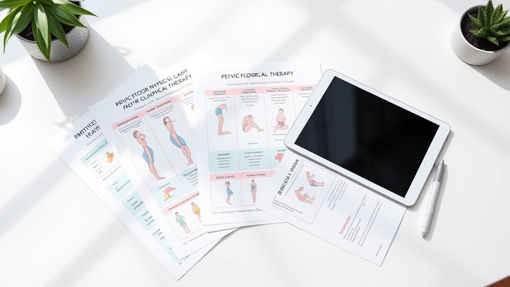 pelvic floor exercise printables