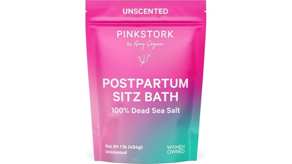 pink stork postpartum soak