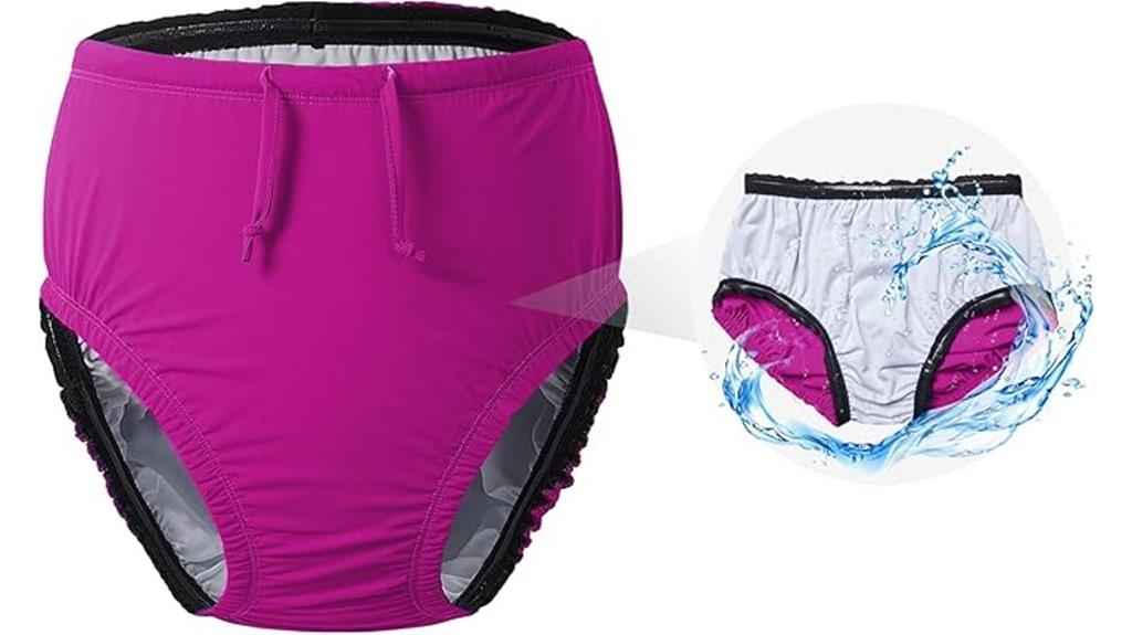 pink youth reusable swim diaper