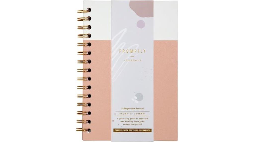 postpartum self care journal