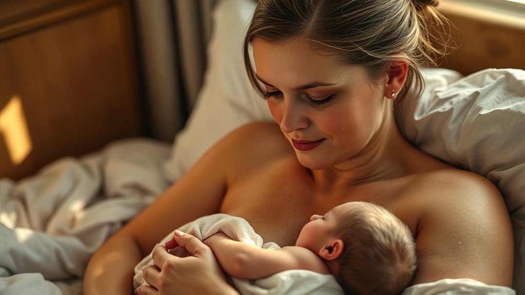 postpartum sweating episodes during sleep