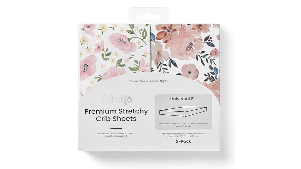 premium stretchy crib sheets