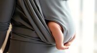 proper babywearing posture