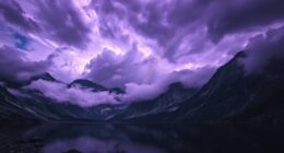purple colored crying peaks