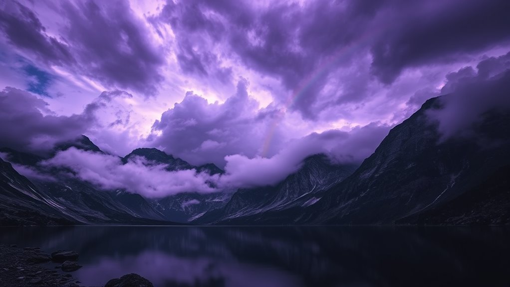 purple colored crying peaks