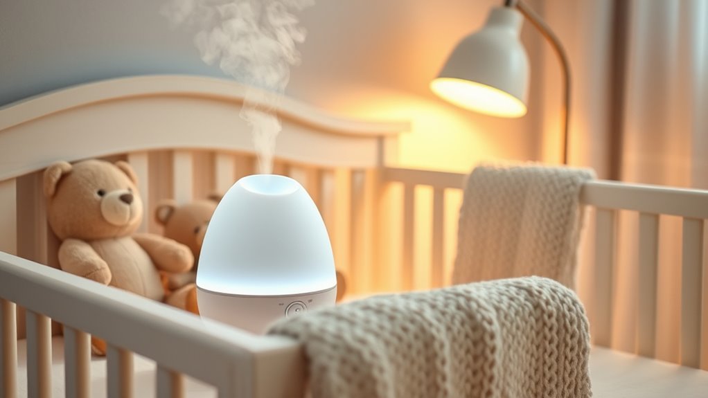 quiet cool mist nursery humidifiers
