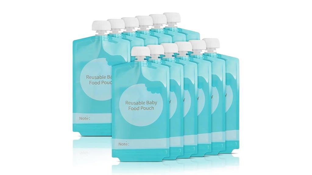 reusable baby food pouches
