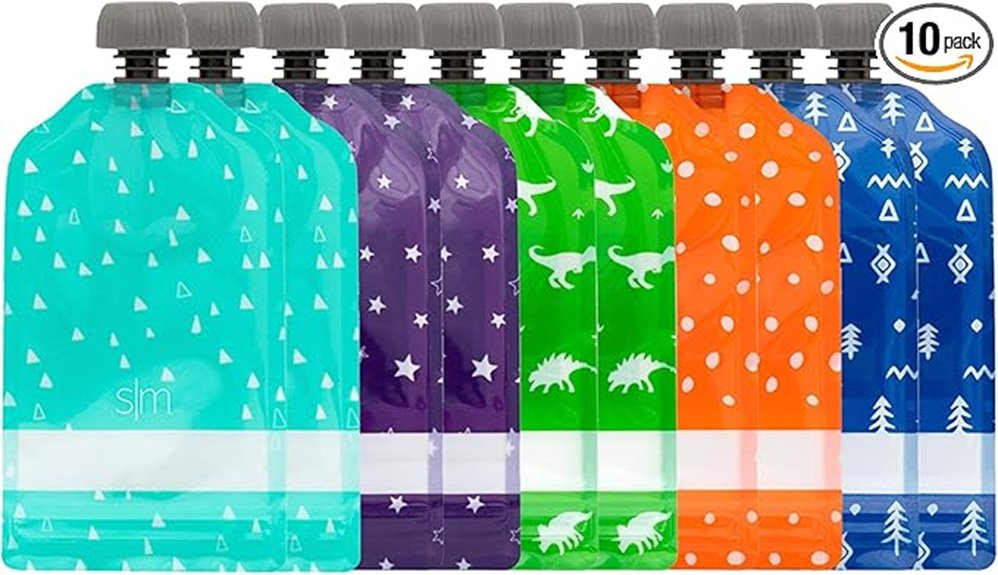 reusable baby food pouches