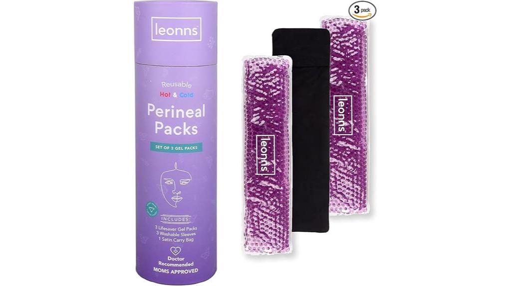 reusable ice packs with satin sleeves