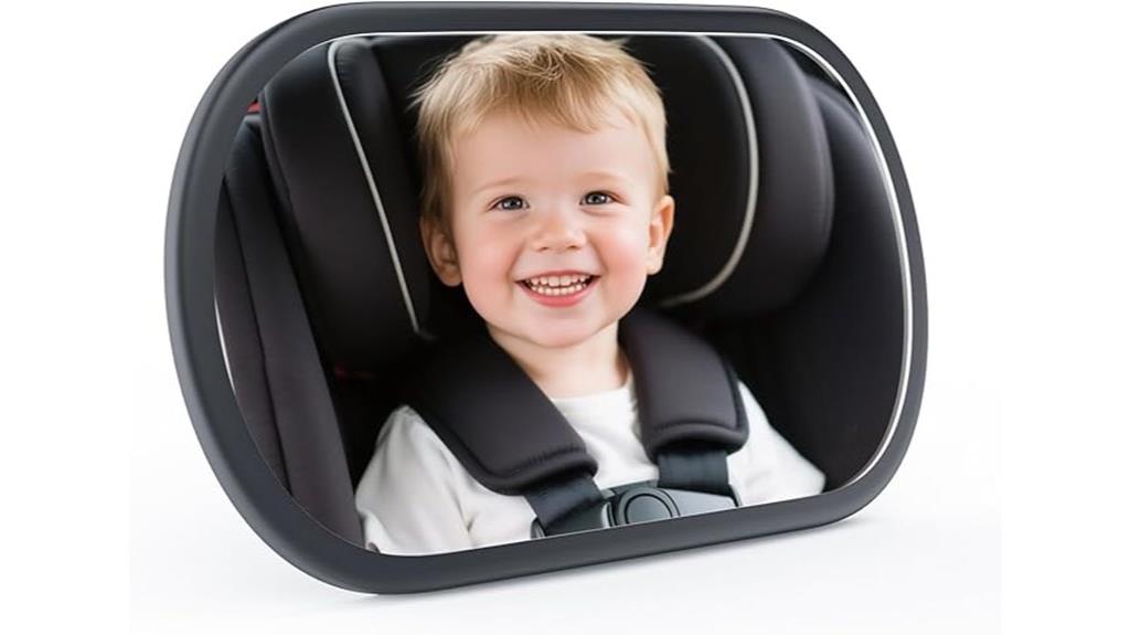 safe baby car mirror