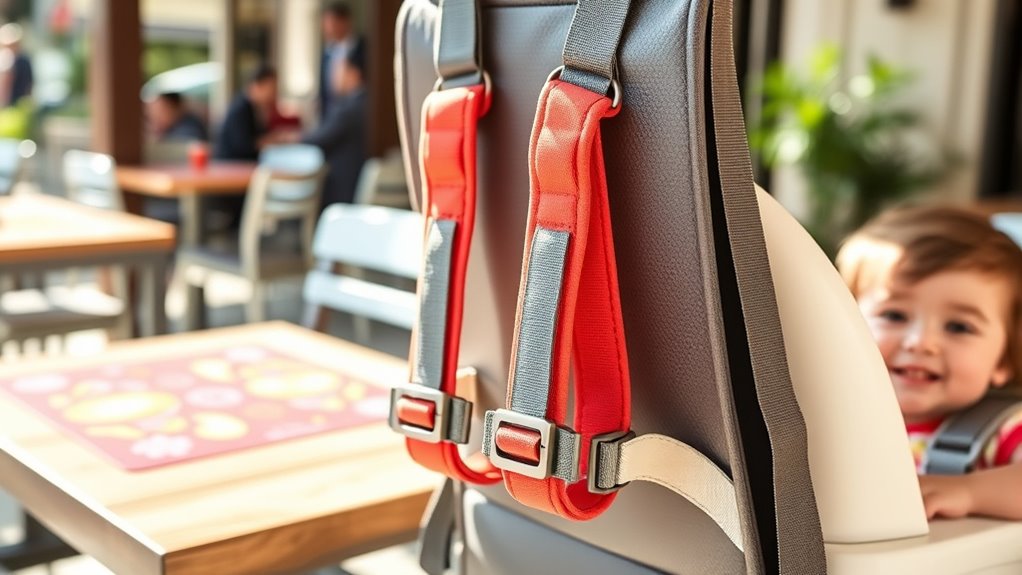 secure adjustable travel harness
