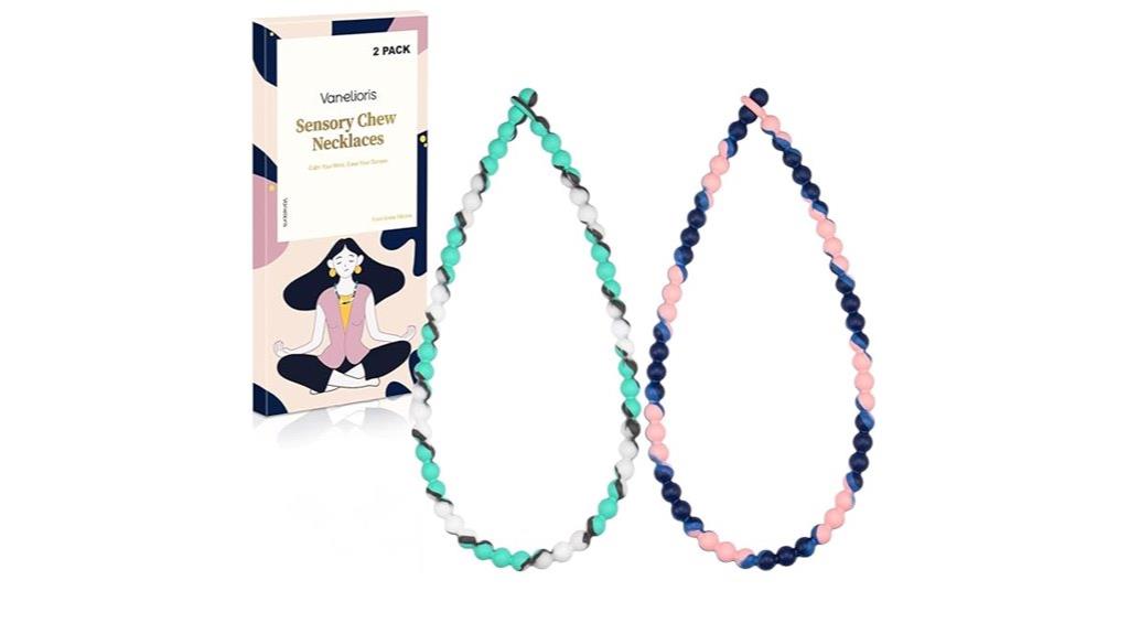 sensory friendly chewing jewelry