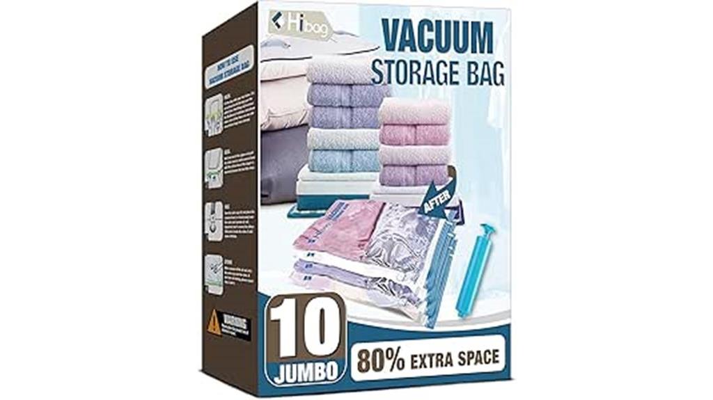 set of ten vacuum bags