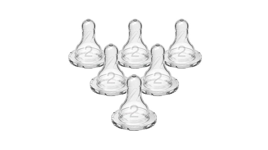silicone baby bottle nipples