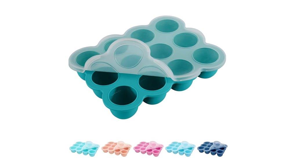 silicone baby food storage