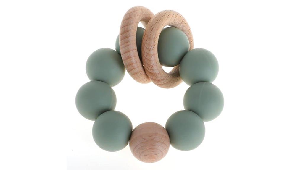 silicone beech baby teether