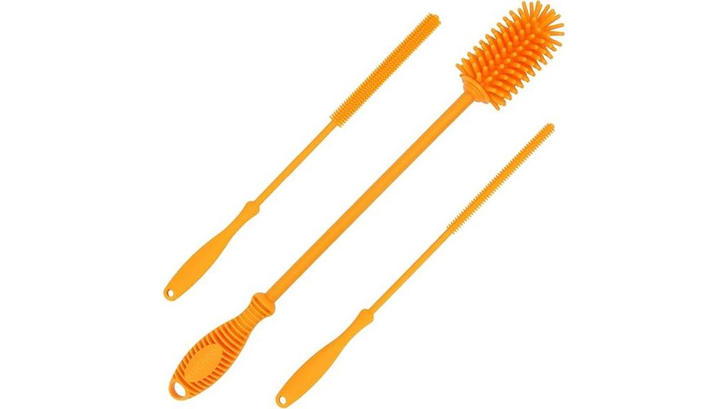 silicone cleaning brush set