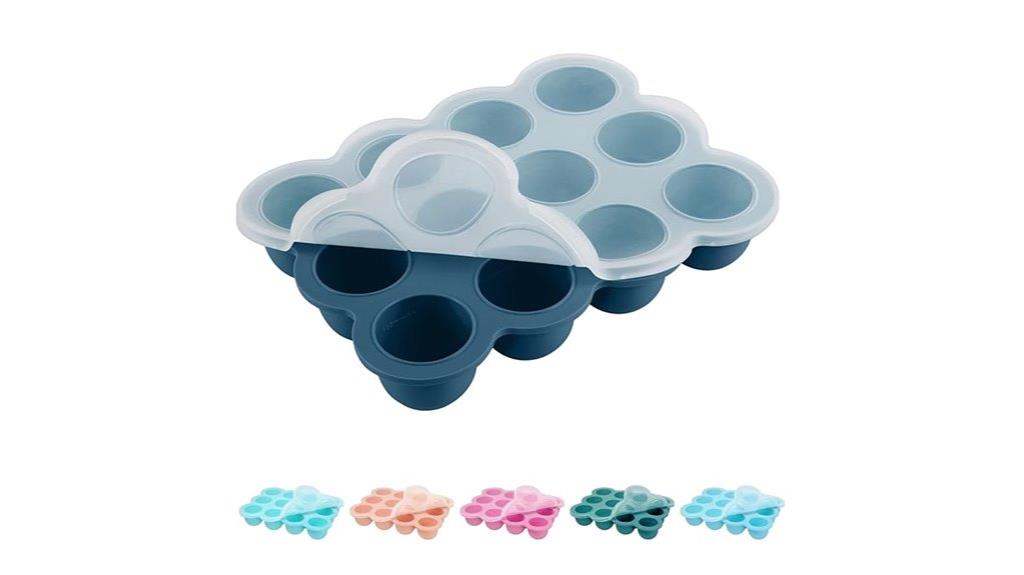 silicone free baby food trays