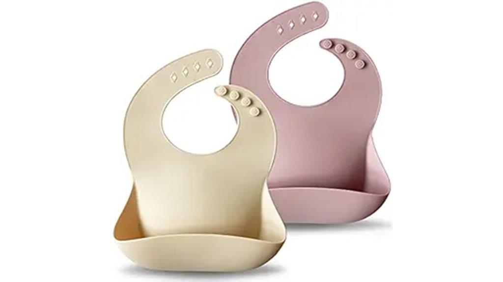 silicone waterproof baby bibs