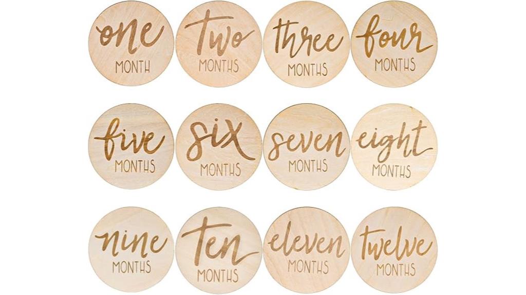 six monthly milestone discs