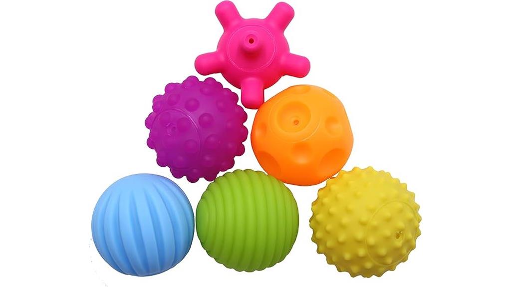 six sensory balls pack