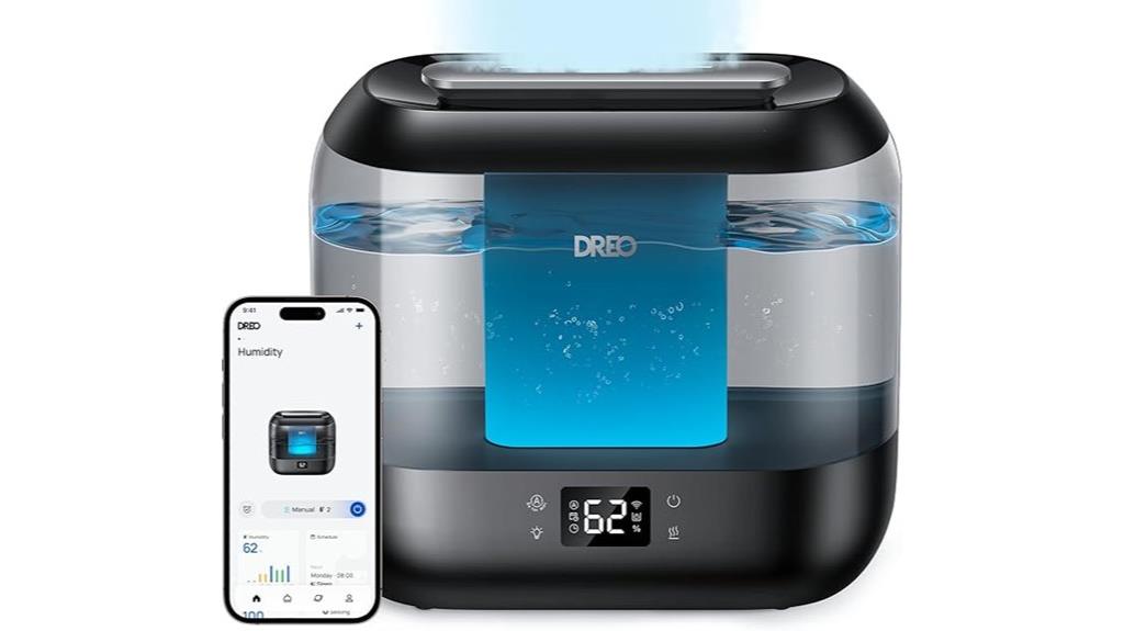 smart bedroom humidifier