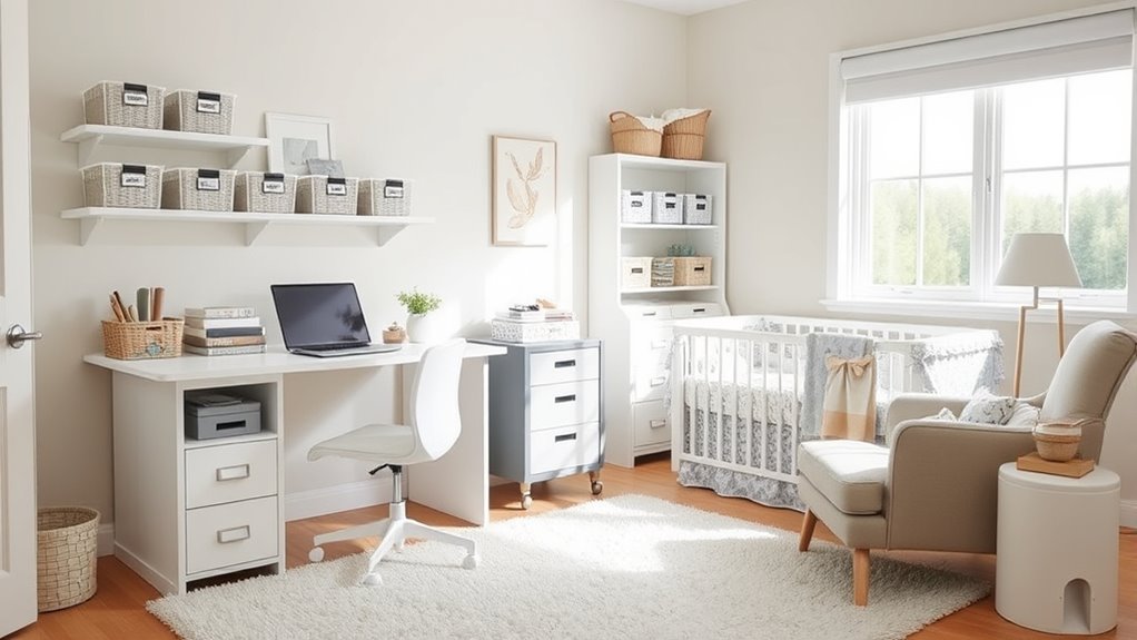 smart nursery storage organization