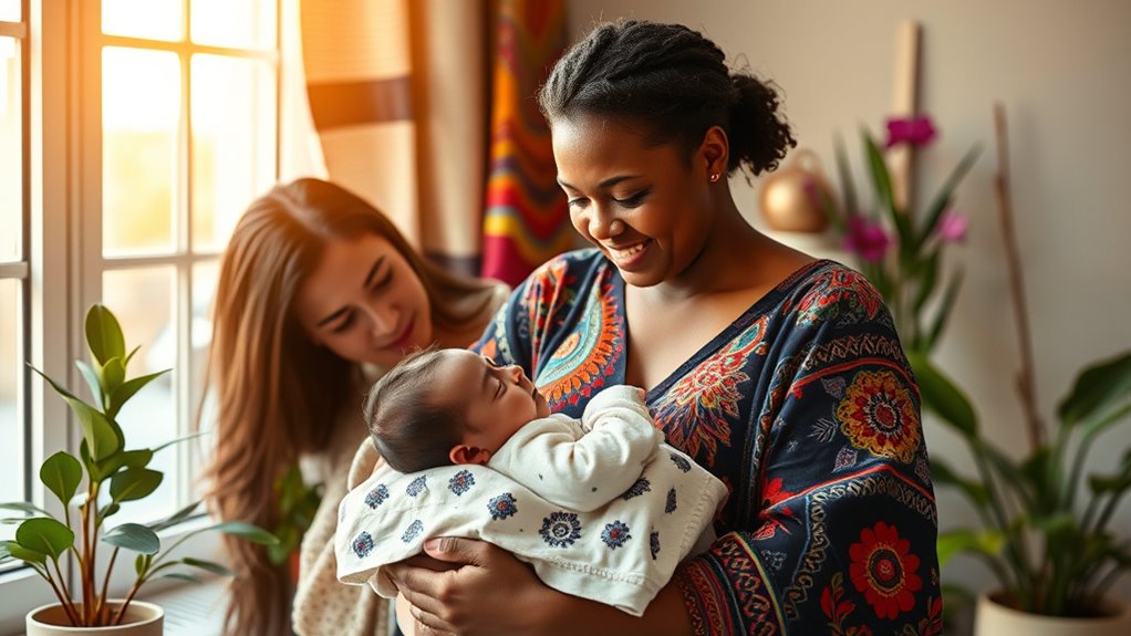 social support boosts maternal resilience
