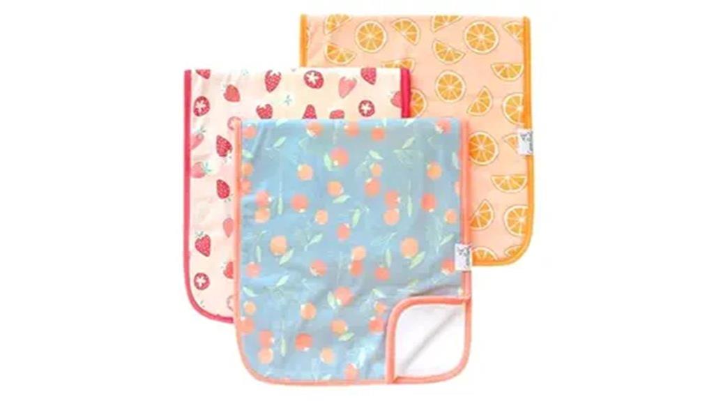 soft cotton baby burp cloths