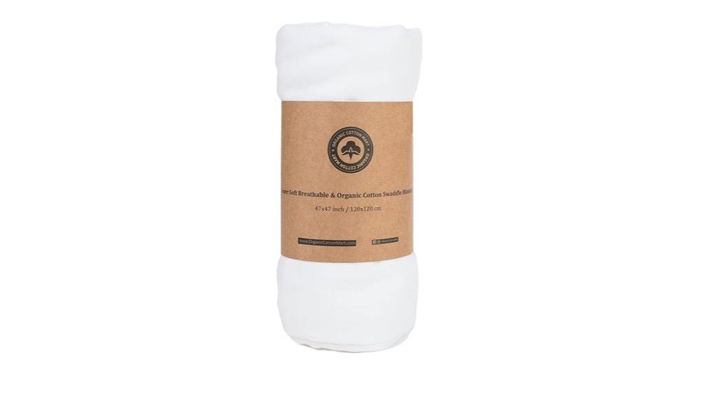 soft organic newborn swaddle