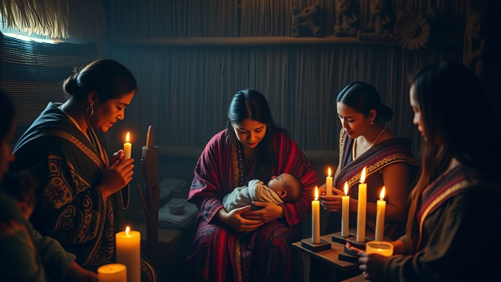 spiritual rituals during childbirth