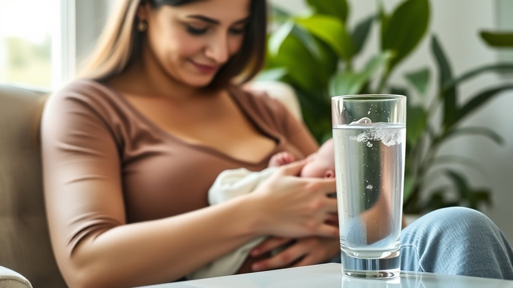 stay hydrated during breastfeeding