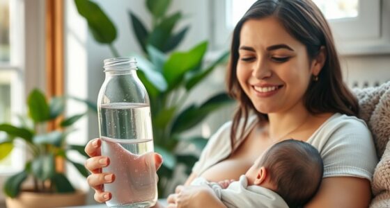 stay well hydrated while breastfeeding