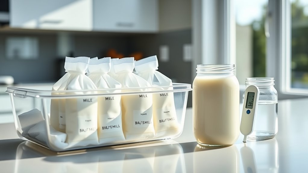 store expressed breastmilk safely