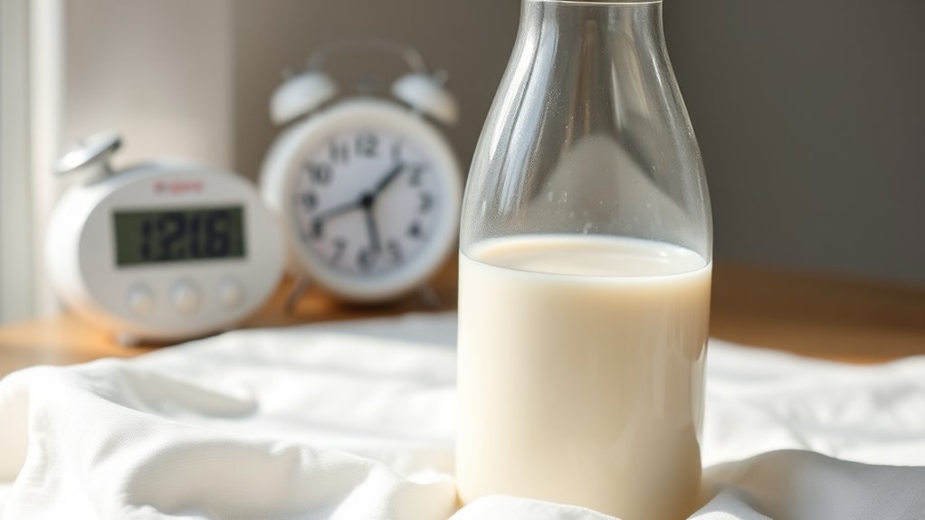 store milk within four hours