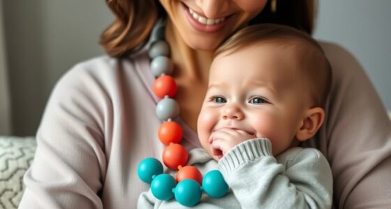 stylish baby teething jewelry