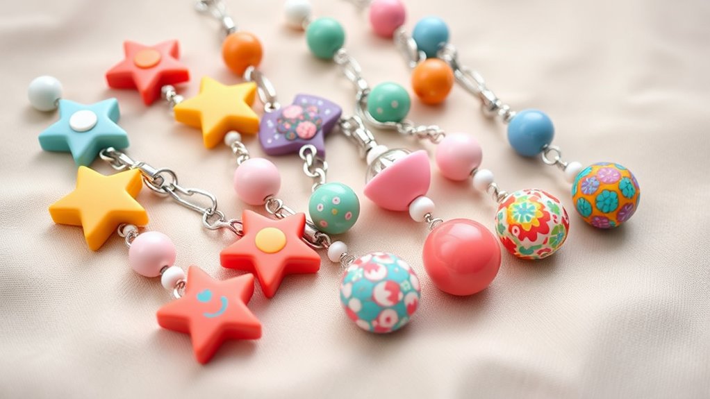 stylish secure personalized pacifier clips
