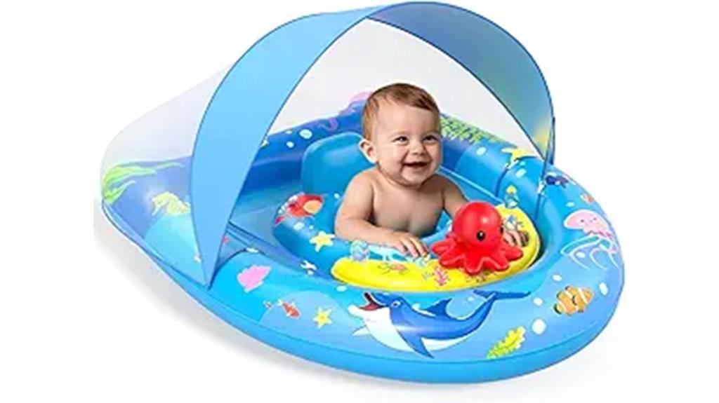 sunrad toddler float with canopy
