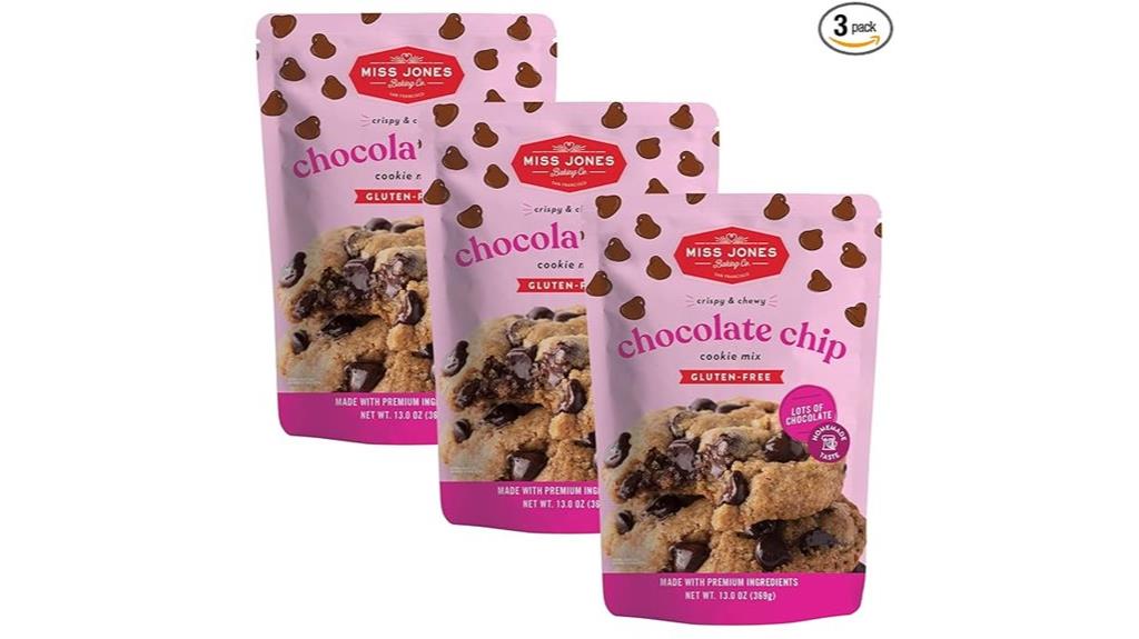 three pack chocolate cookie mix