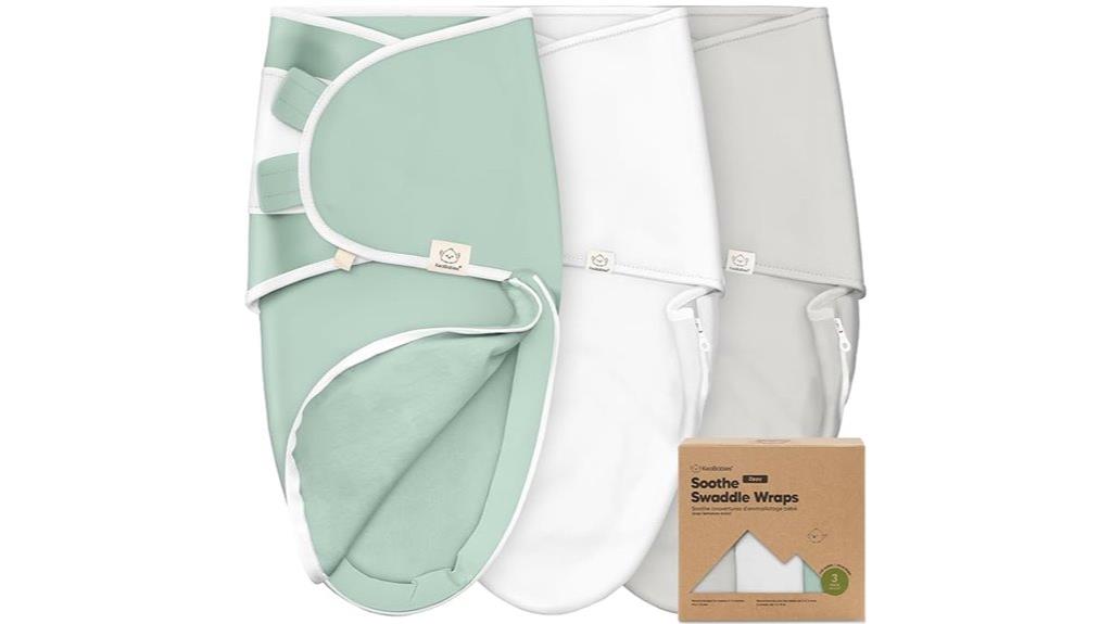 three sage swaddle sacks