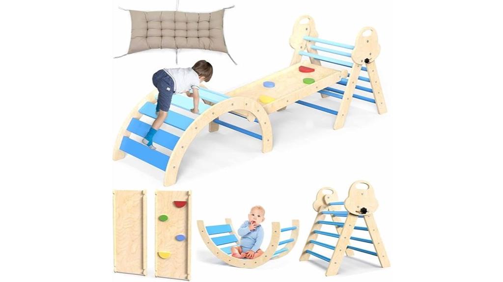 toddler climbing and play set