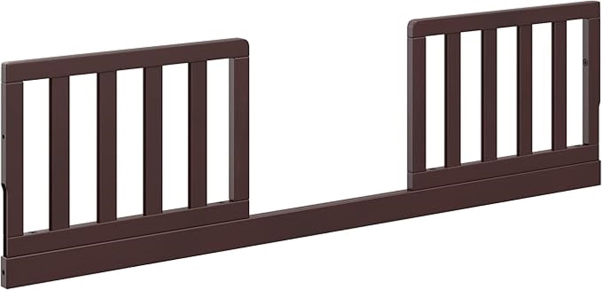 toddler crib guardrail kit