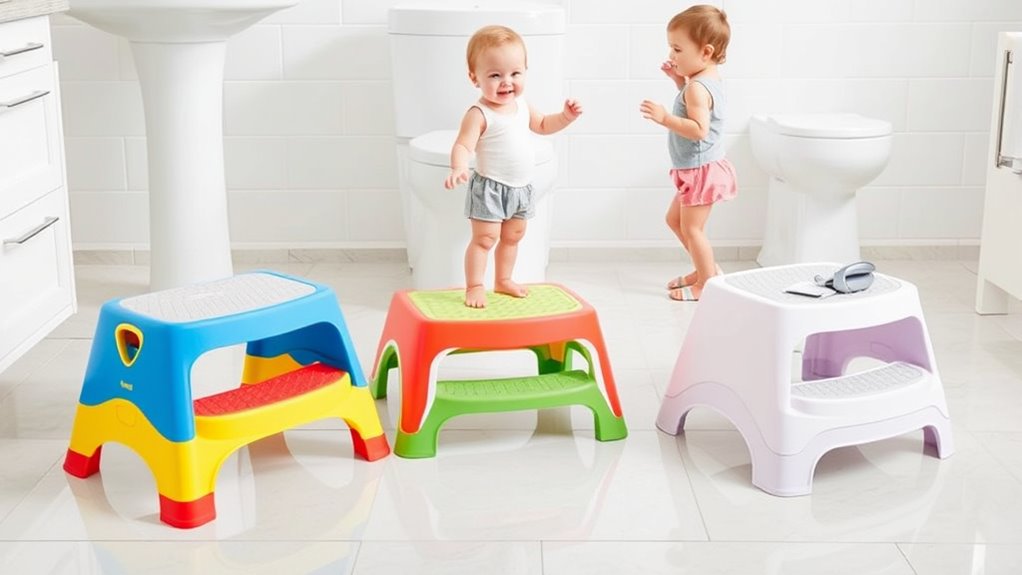 toddler step stools with adjustable heights