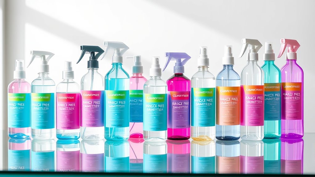 top alcohol free sanitizer options