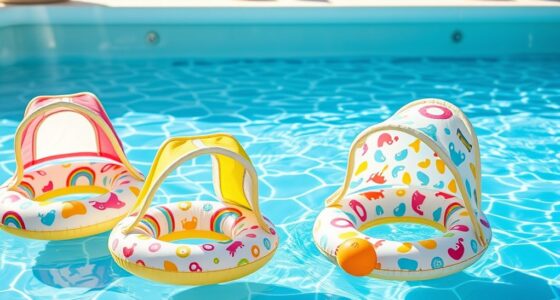 top baby pool float canopies