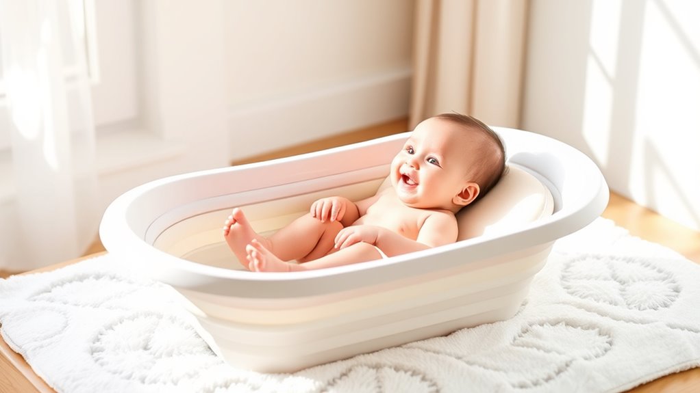 top collapsible infant bathtubs